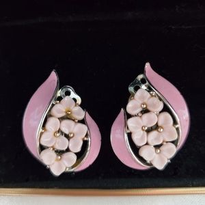 Sold❗️3/30$ Signed LISNER Vintage Earrings, Pimk Vintage Earrings,